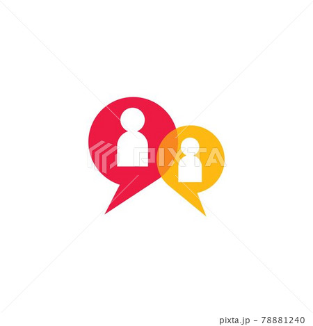 Speech bubble icon and Logo 78881240