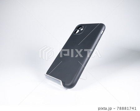 スマートフォンケース　シリコン　黒 78881741