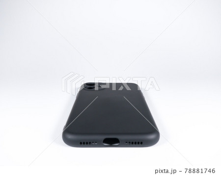 スマートフォンケース　シリコン　黒 78881746
