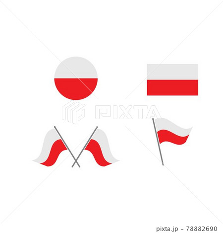 poland flag vector illustration 78882690