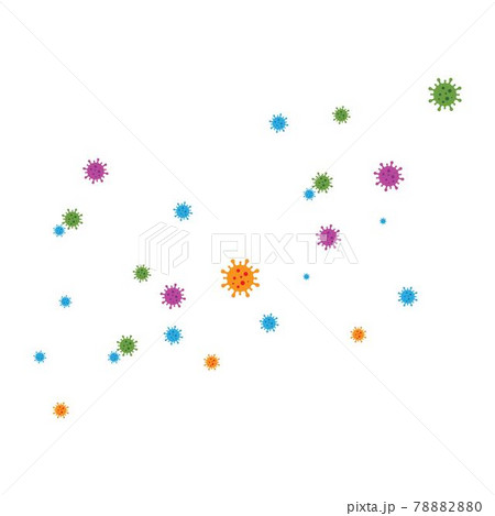 virus and bacteria icon vector illustration design virus and bacteria icon vector illustration design 78882880