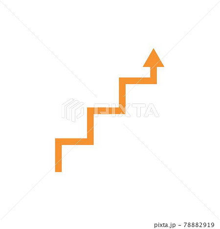arrow upstair vector illustration design 78882919
