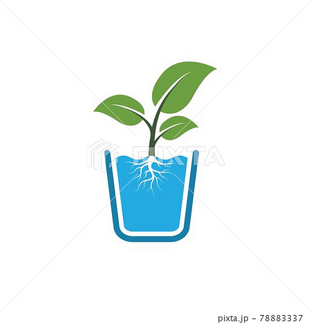 hydroponics logo vector illustration design 78883337