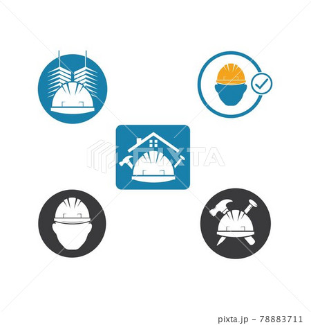 construction helmet vector illustration design 78883711