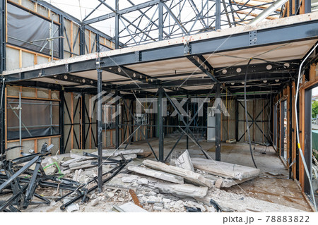 アパートの解体工事 78883822