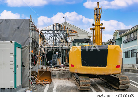 アパートの解体工事 78883830