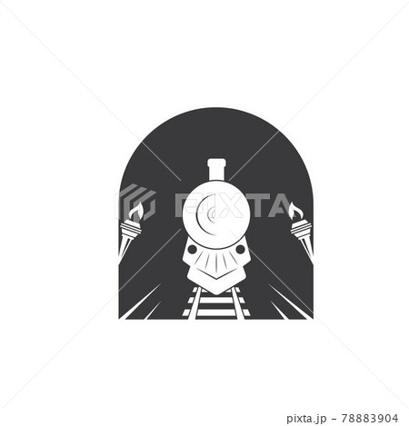 old train coming out of the tunnel vector illustration design old train coming out of the tunnel vector illustration design 78883904
