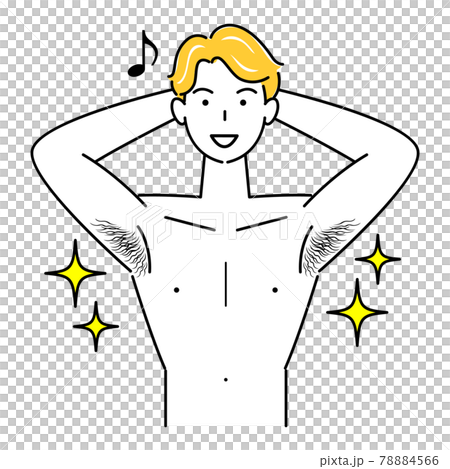 Cute smiling male illustration vector showing a nice buddy proud of fine macho Cute smiling male illustration vector showing a nice buddy proud of fine macho 78884566