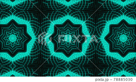 ターコイズブルー 模様 ゴシック 万華鏡 CG 背景 壁紙 ターコイズブルー 模様 ゴシック 万華鏡 CG 背景 壁紙 78885030