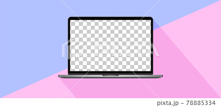 Laptop two-tone background vector 78885334