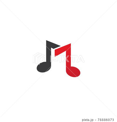 Music note logo 78886073