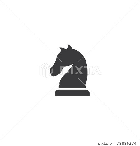 Chess knight logo icon Chess knight logo icon 78886274
