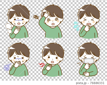 A fat little boy who is sick 78886331