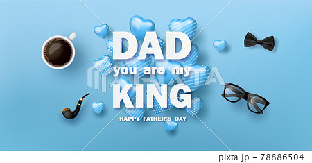 Happy Father's Day greeting card Happy Father's Day greeting card 78886504