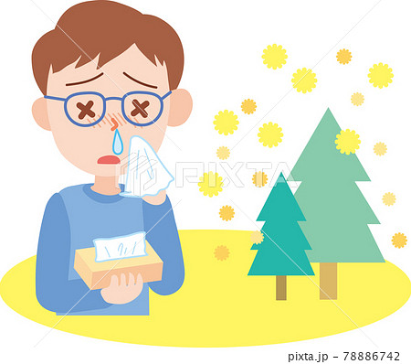 花粉症の男性 78886742
