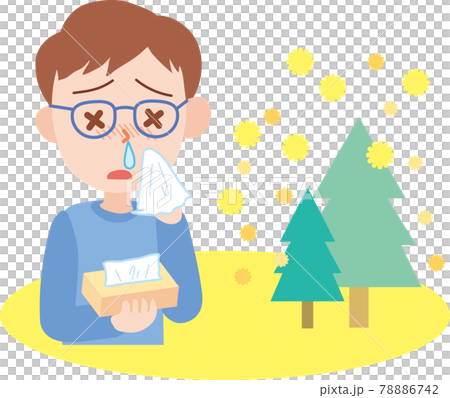 花粉症の男性 78886742