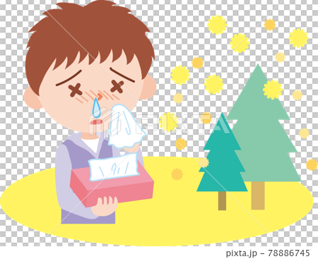 花粉症の男の子 78886745