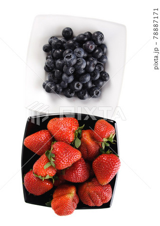 Blueberries and strawberries Blueberries and strawberries 78887171