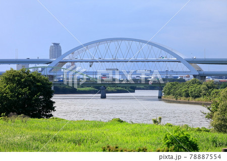五色桜大橋と江北橋 五色桜大橋と江北橋 78887554
