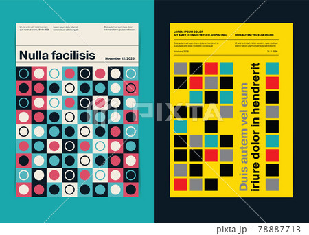 Abstract Cube Design Composition Flyer Template. Vector illustration. 78887713