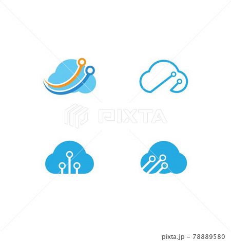 Cloud Logo vector 78889580