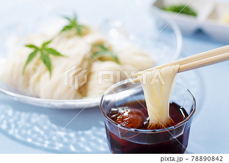 そうめん　素麺　ソーメン　箸上げ 78890842