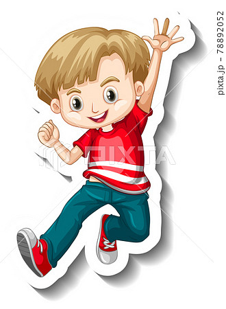 red t shirt cartoon