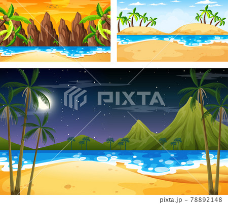 Set of different nature landscape scenes Set of different nature landscape scenes 78892148