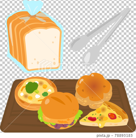 托盤上的各種麵包 78893183