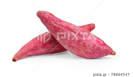 Sweet potato on white background 78894547