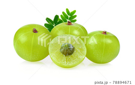 Indian Gooseberry on white background 78894671
