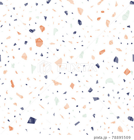 Terrazzo seamless pattern. Colorful classic floori 78895509