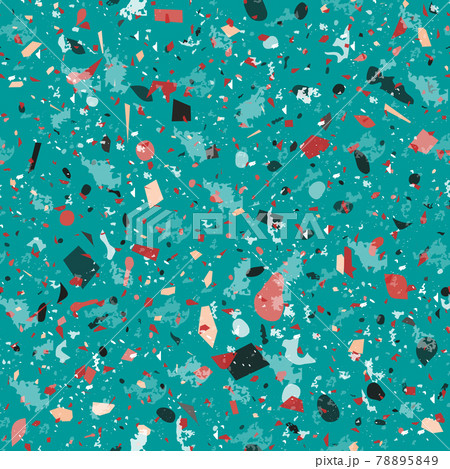 Terrazzo seamless pattern. Colorful classic floori 78895849