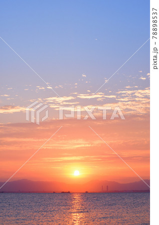 日没前の夕日 日没前の夕日 78898537