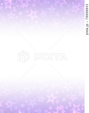 ホログラムの無数の星が弾ける背景イメージ 薄紫 中央から上下に濃くなるグラデーション 縦 他色有 のイラスト素材 7843