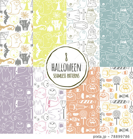 ハロウィンパターンセット 78899786