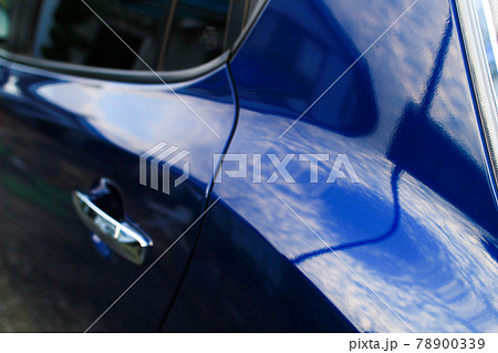 洗車時しコーティングをした車の輝き 洗車時しコーティングをした車の輝き 78900339