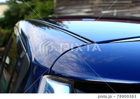 洗車時しコーティングをした車の輝き 78900363
