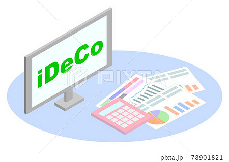 Ideco 確定拠出年金 ベクターイラストのイラスト素材 7011