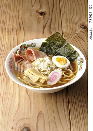 食品サンプル　横浜　家系ラーメン チャーシュー　煮卵入り 元祖食品サンプル屋「横浜家系ラーメン」