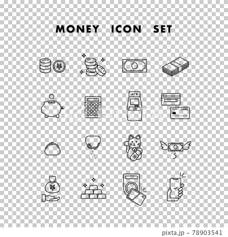 Money icon set 78903541