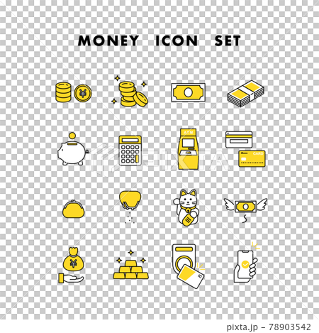 お金アイコンセット 78903542