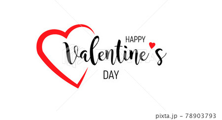 Happy Valentines Day vector illustration. 78903793