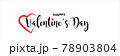 Happy Valentines Day vector illustration. 78903804