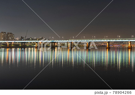 ソウル 橋 夜景 78904266