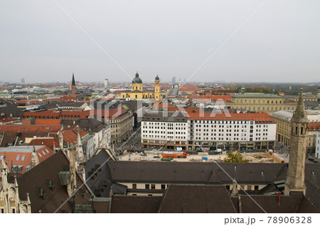 ドイツ　バイエルン州　ミュンヘン　新市庁舎からの眺め 78906328