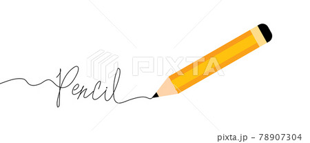A simple writing pencil. A simple writing pencil. 78907304