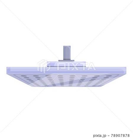 Mounted technical shower icon, cartoon style 78907878