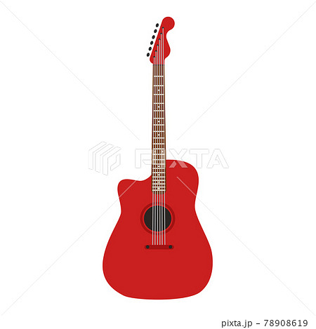 Acoustic guitar music instrument with string... - Stock Illustration  [78908619] - PIXTA