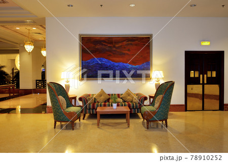 The lobby of luxury hotel, Fujairah, UAE  78910252